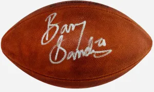 Barry Sanders Autographed Official 75th Anniversary NFL Football (JSA)