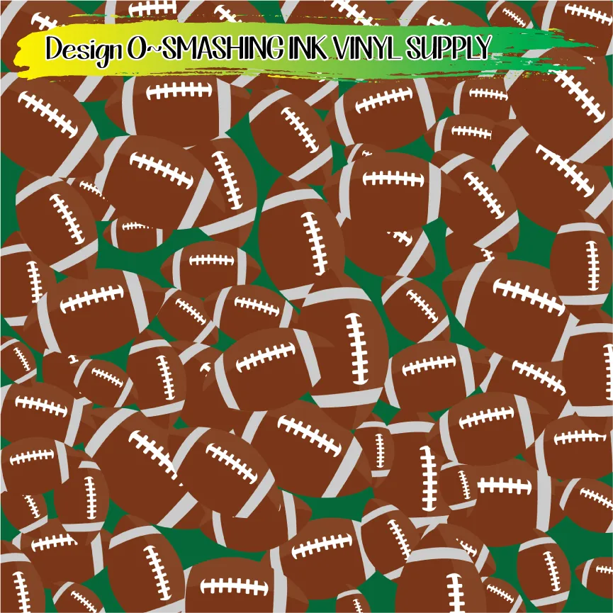 Football Patterns ★ Laser Safe Adhesive Film (TAT 3 BUS DAYS)